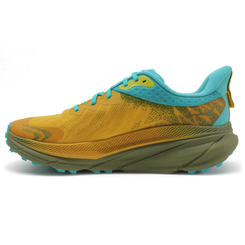 Hoka One One Challenger ATR 7 GTX Textile Synthetic Mens Trainers#color_golden yellow avocado