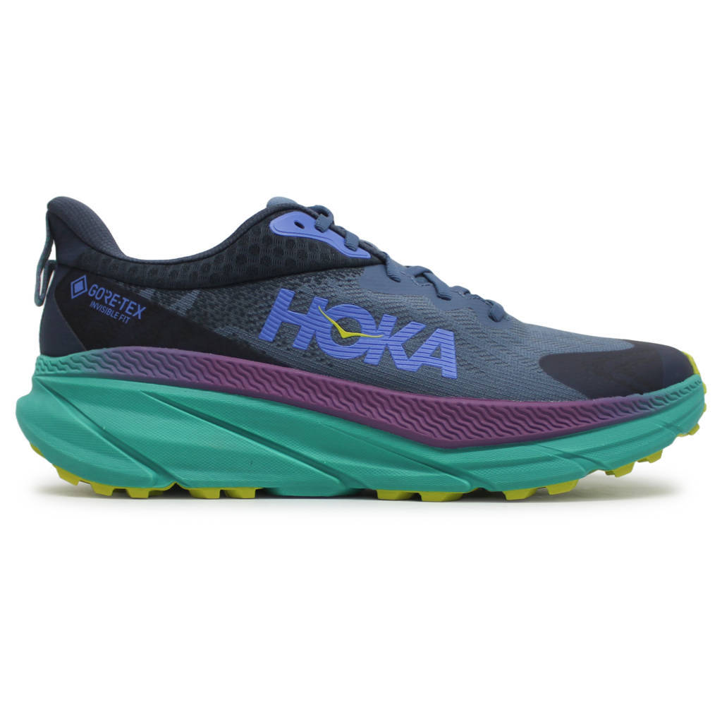 Hoka One One Challenger ATR 7 GTX Textile Synthetic Mens Trainers#color_real teal tech green