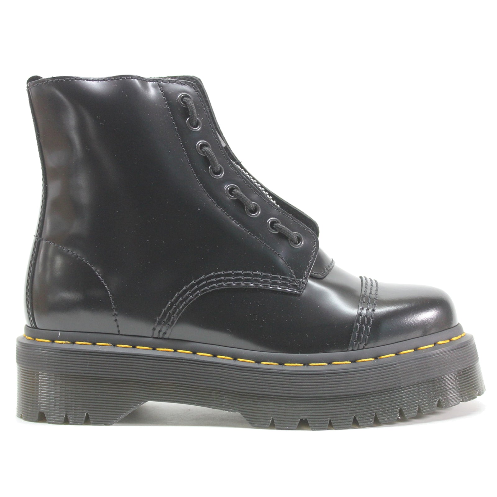 Dr. Martens Sinclair FL 31213001 Buttero Leather Womens Boots - Black - 6.5#color_black