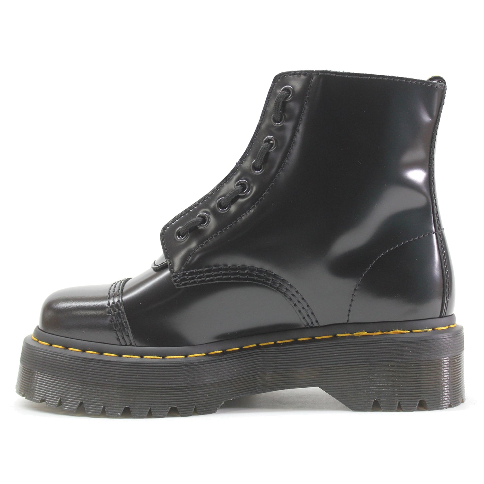 Dr. Martens Sinclair FL 31213001 Buttero Leather Womens Boots - Black - 6.5#color_black