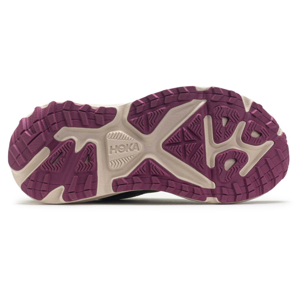 Hoka One One Stinson 7 Textile Synthetic Womens Trainers#color_seed green beet root