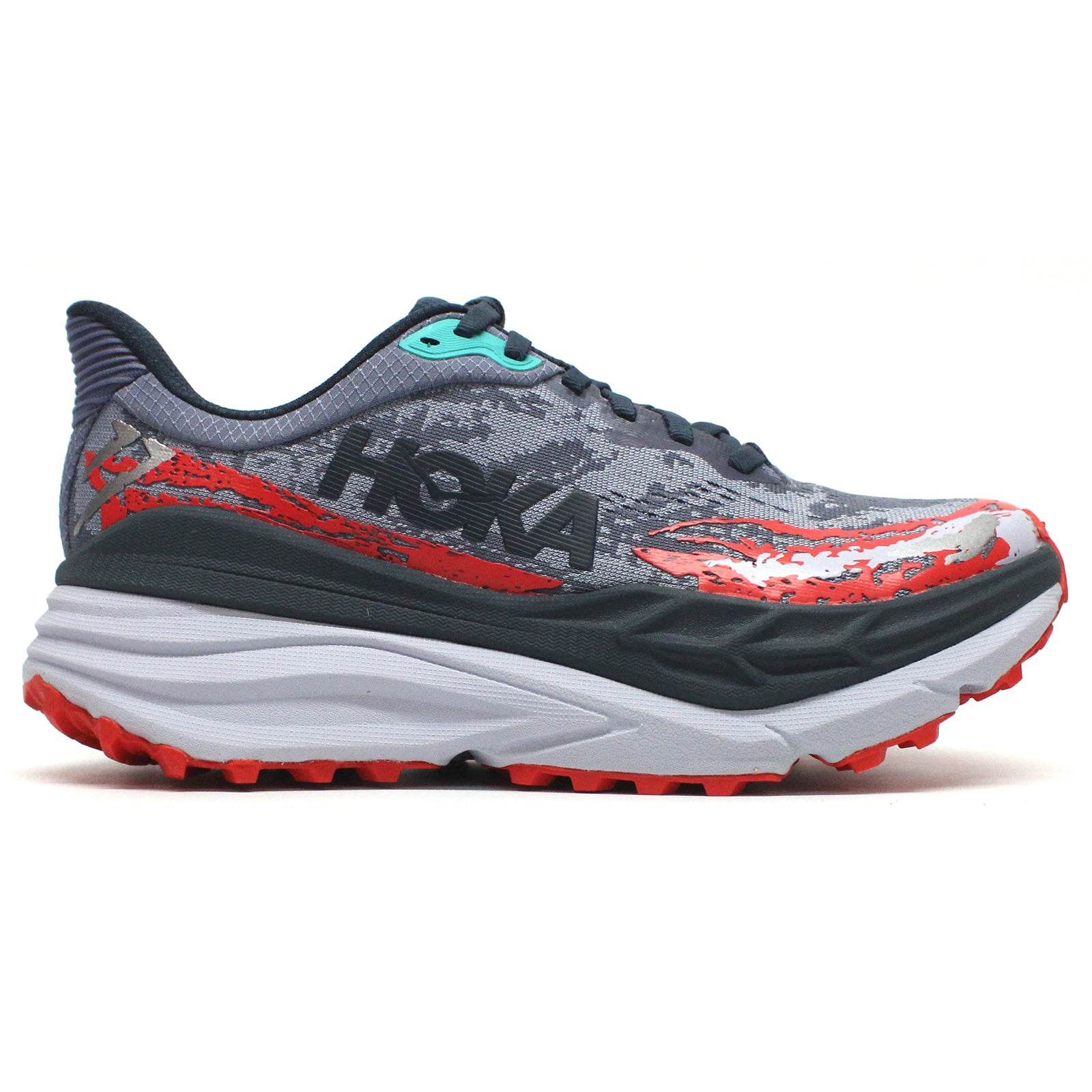 Hoka Stinson 7 Textile Synthetic Womens Trainers#color_anchor gull