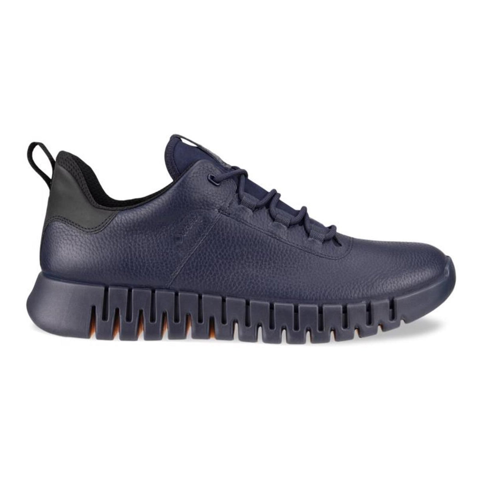 Ecco Gruuv Full Grain Leather Mens Trainers#color_night sky