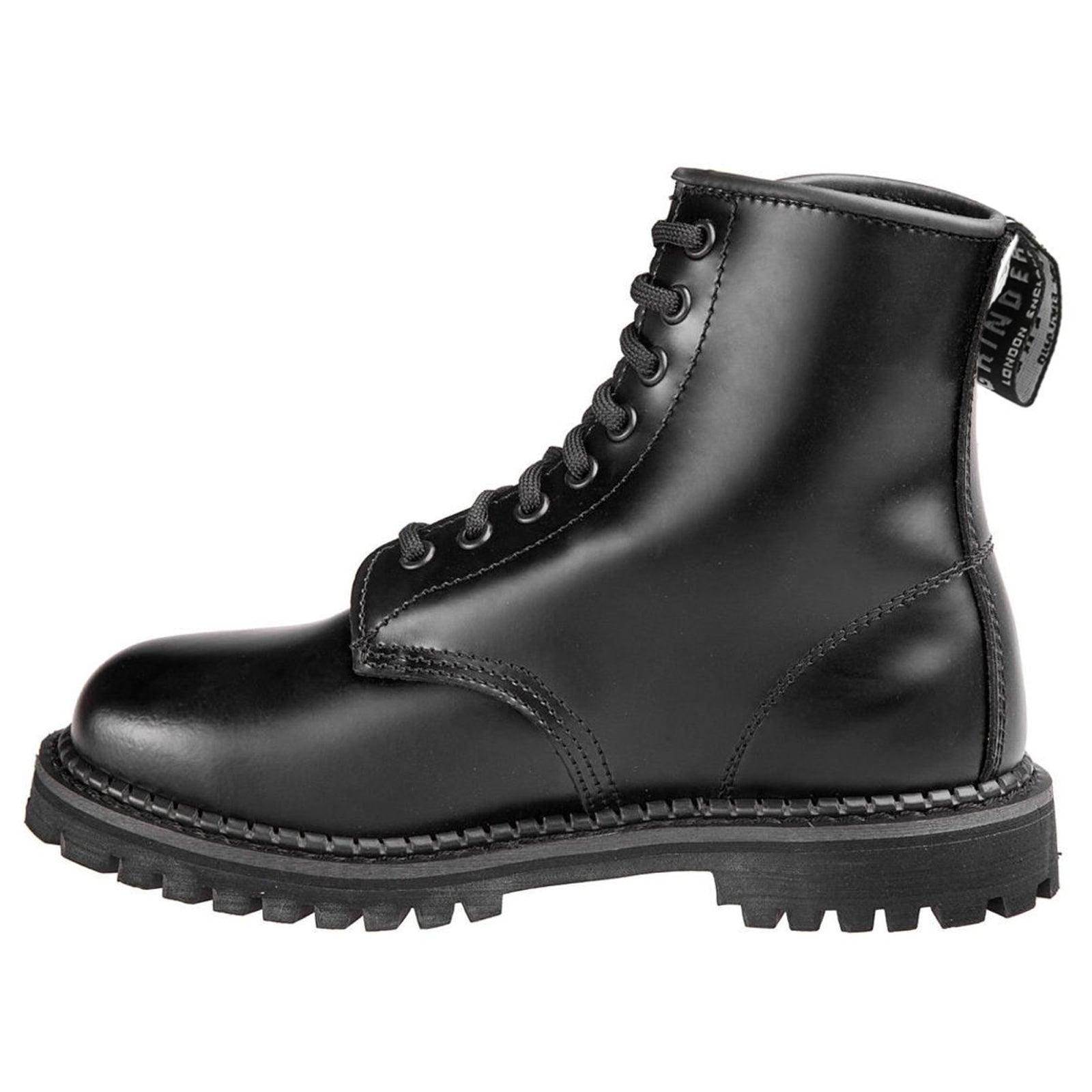 Grinders Cedric CS Leather Unisex Boots#color_black