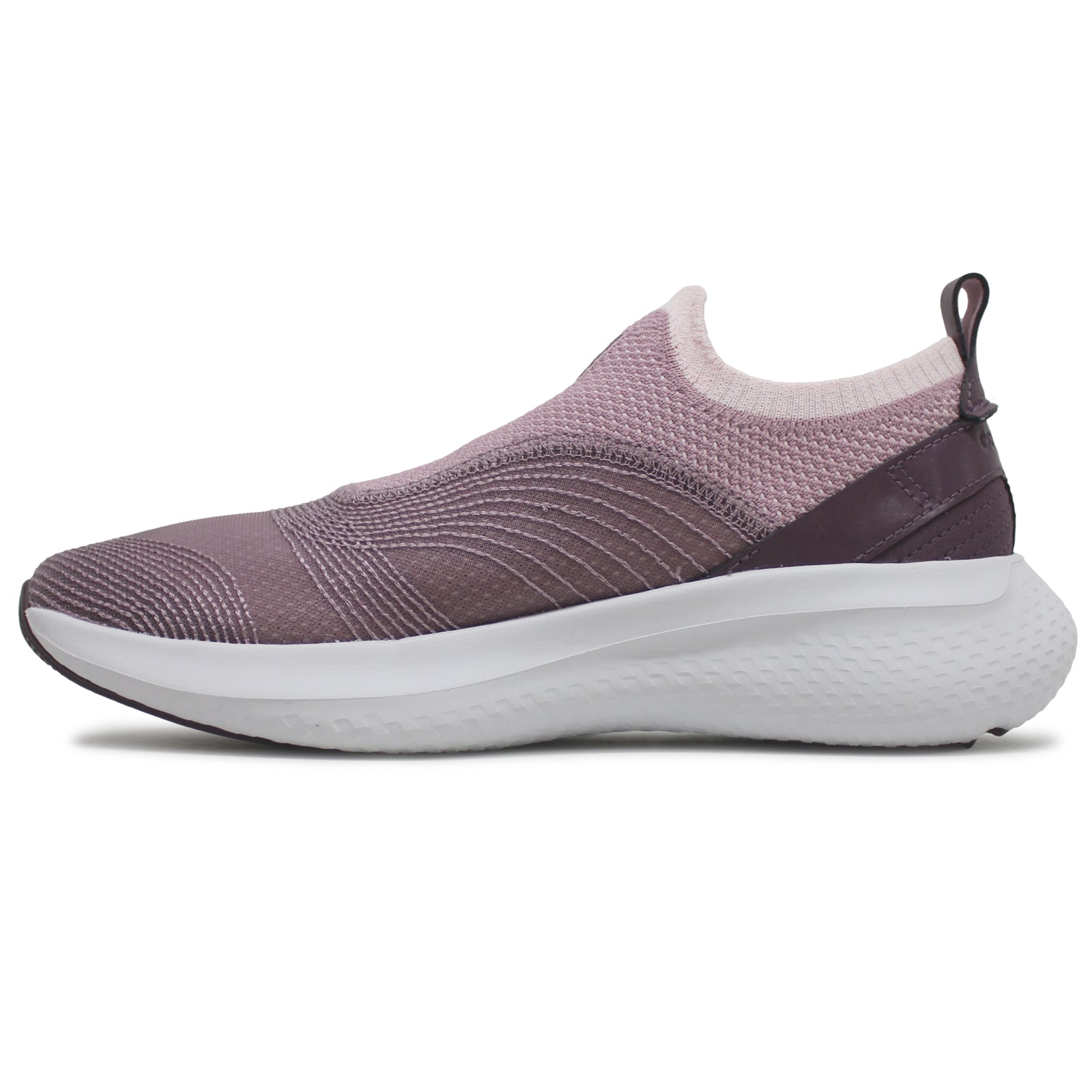 Cole Haan Zerogrand Motion Connect W29061 Textile Womens Trainers - Mauve Shadows Black Plum Optic White - 39#color_mauve shadows black plum optic white