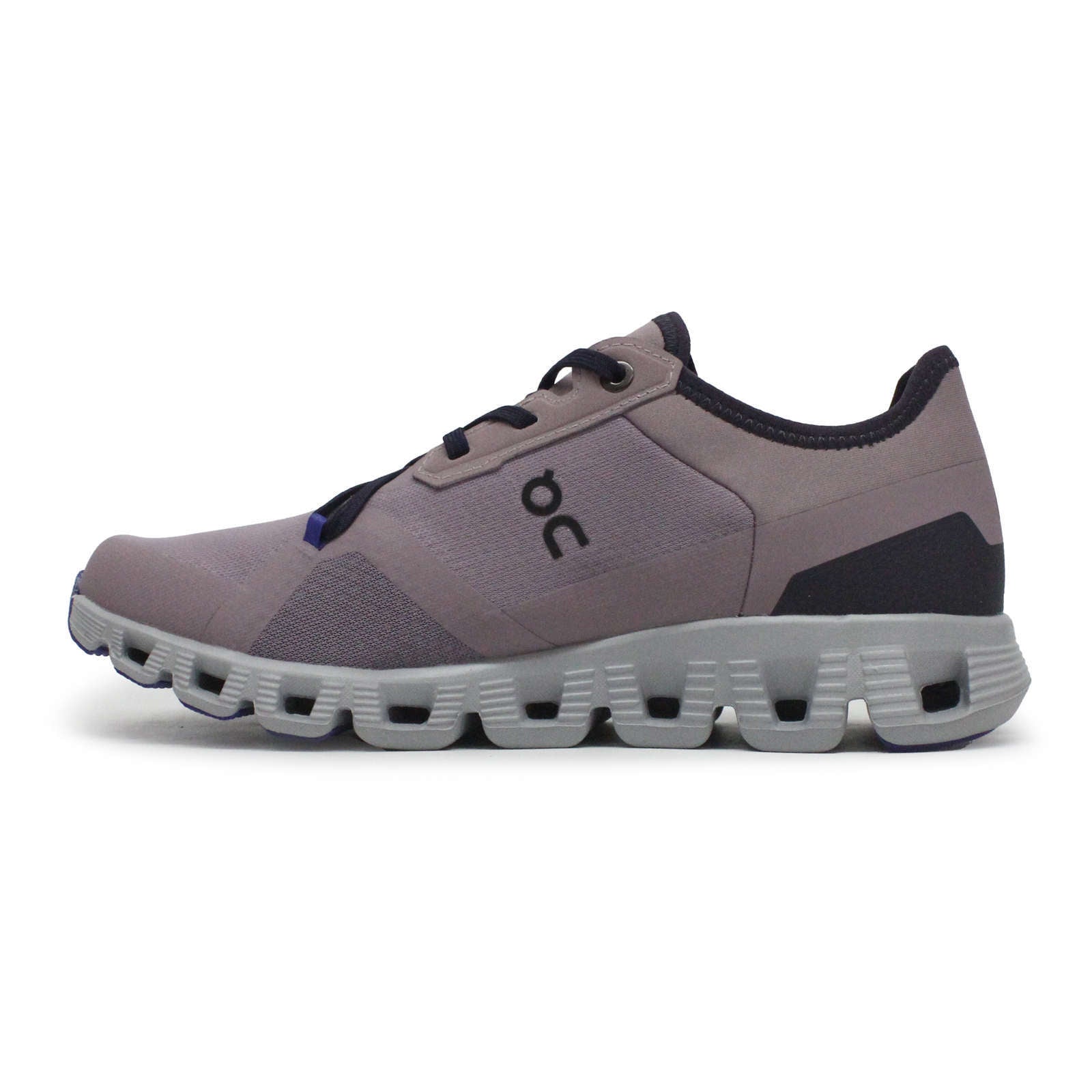 On Cloud X 3 AD Textile Synthetic Womens Trainers#color_heron glacier