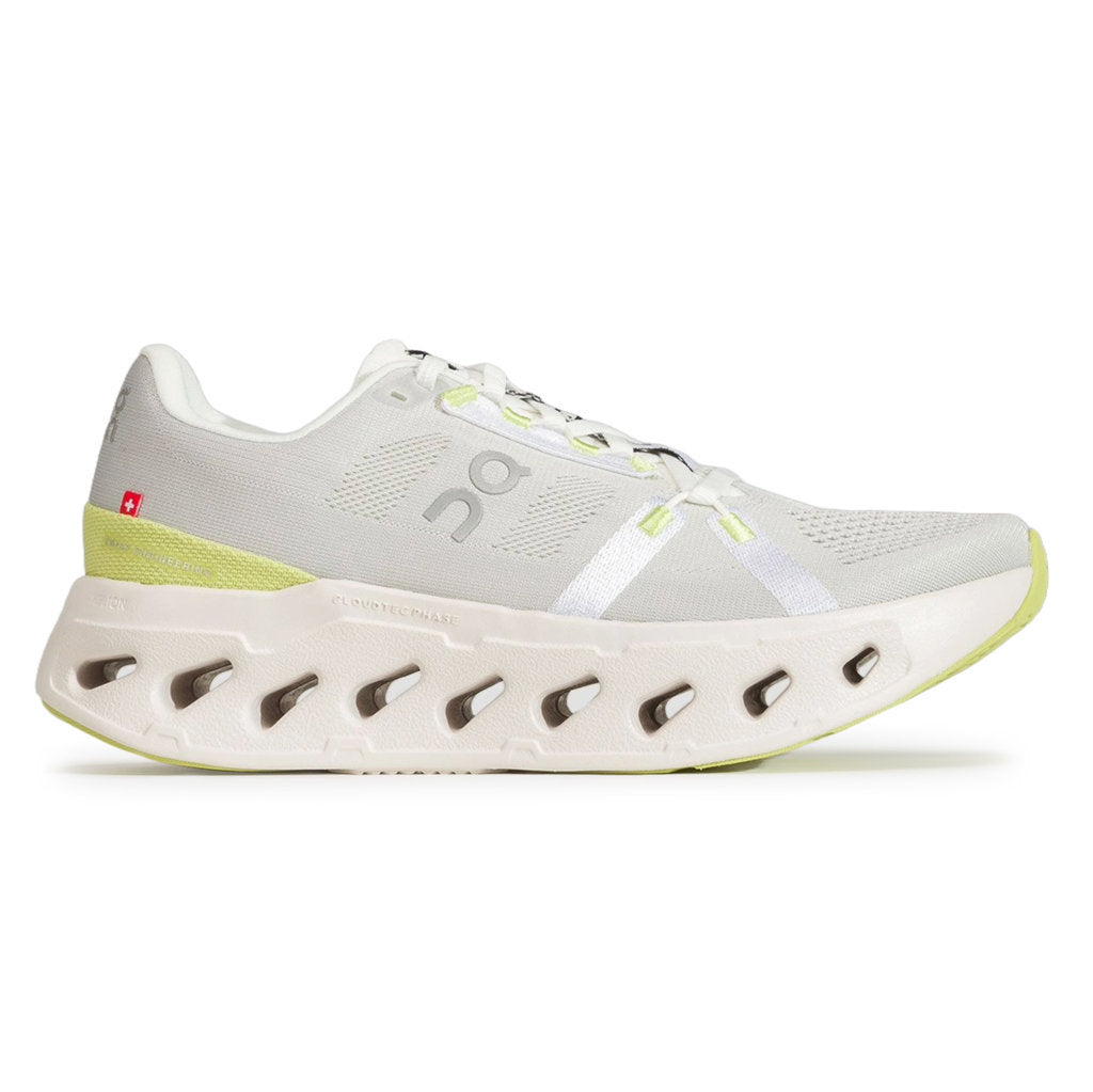 On Cloudeclipse Textile Womens Trainers#color_white sand