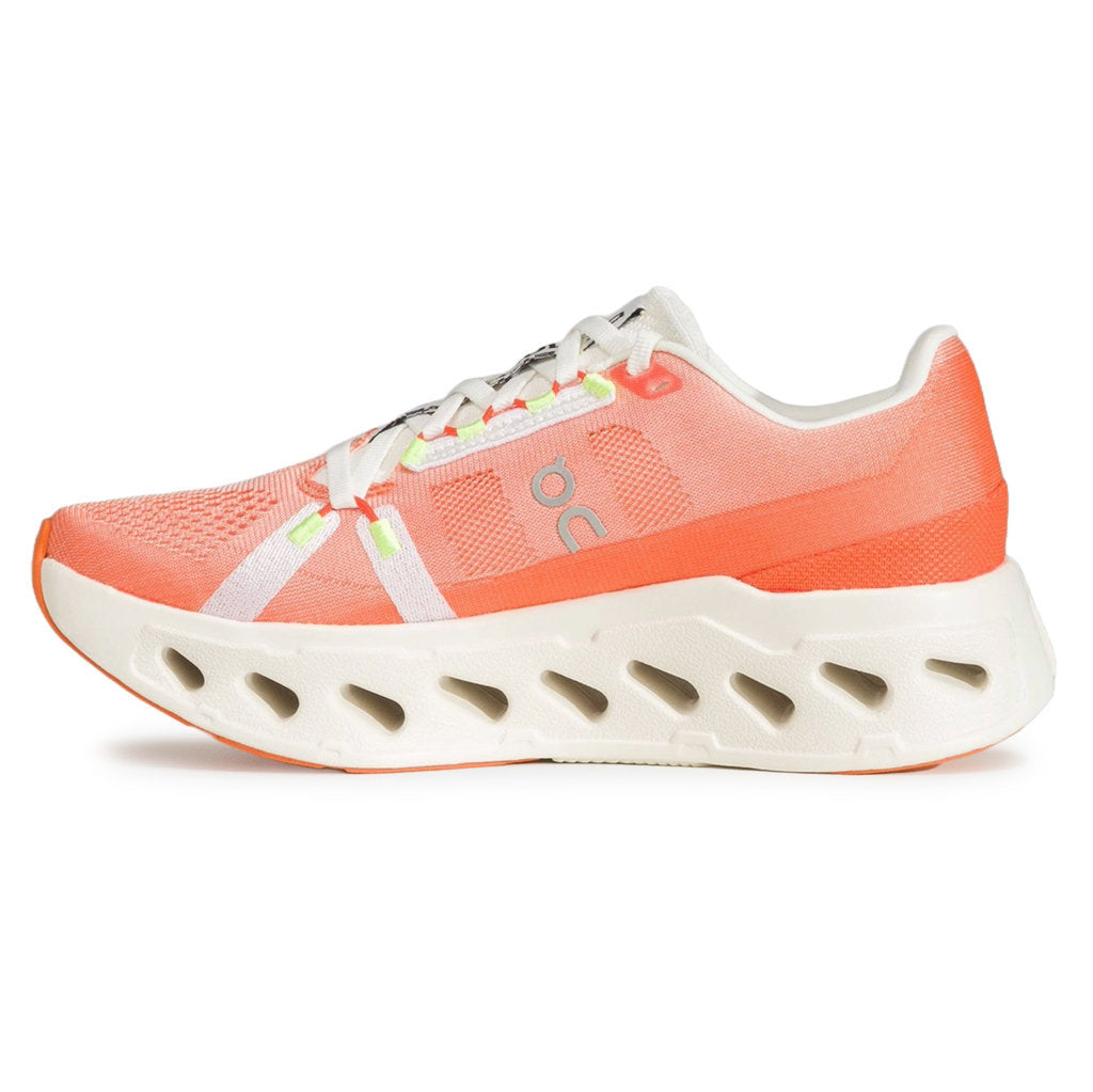 On Cloudeclipse Textile Womens Trainers#color_flame ivory