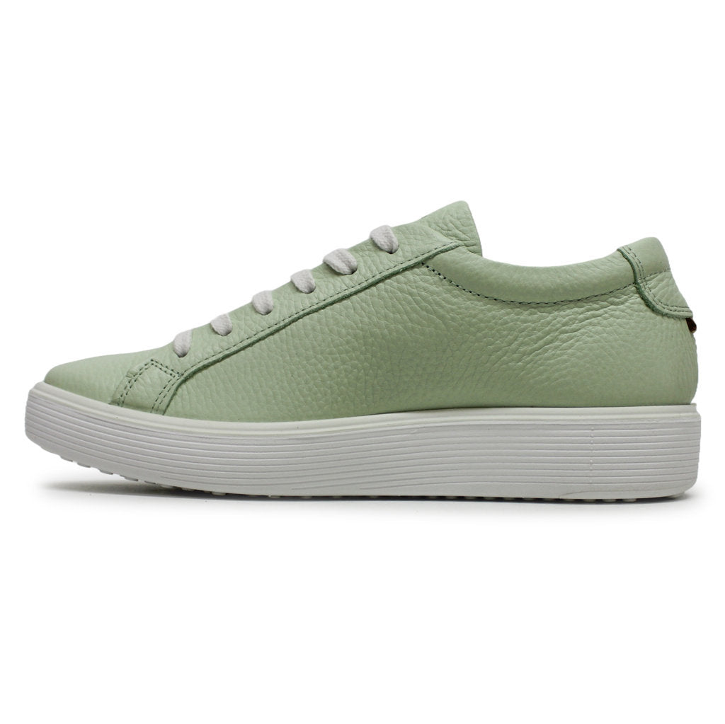 Ecco Soft 60 Leather Womens Shoes#color_Matcha