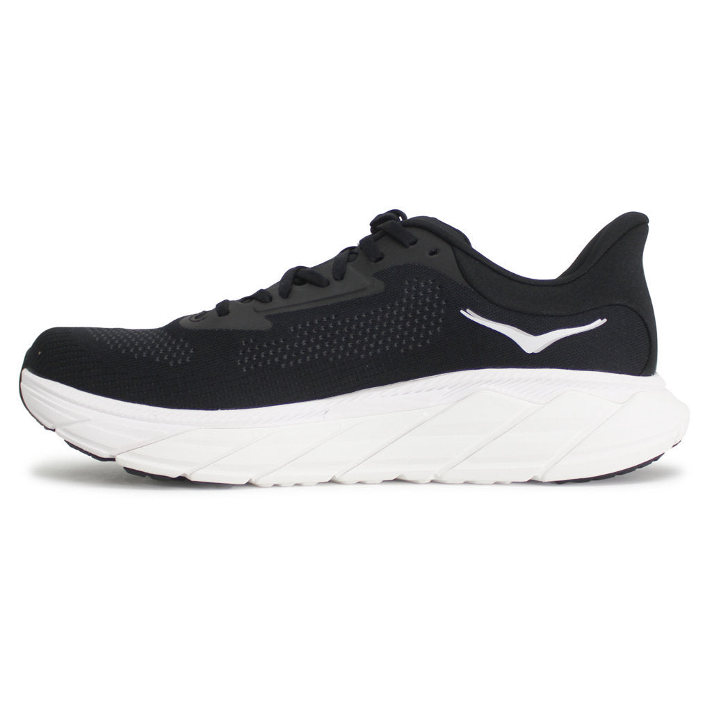 Hoka One One Arahi 7 Textile Mens Trainers#color_black white