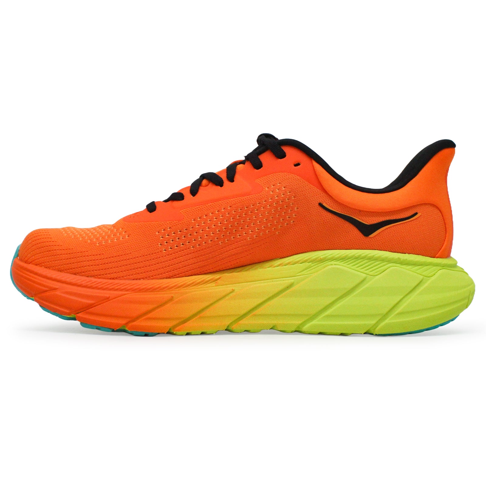 Hoka Arahi 7 Textile Mens Trainers#color_electric tangerine black