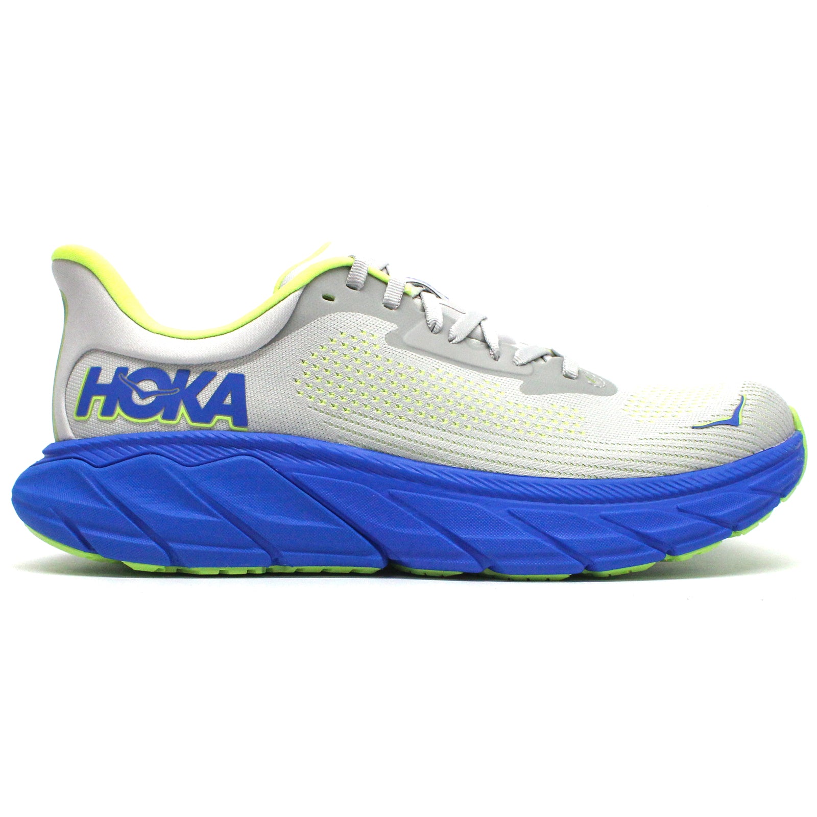 Hoka Arahi 7 Textile Mens Trainers#color_stardust electric cobalt