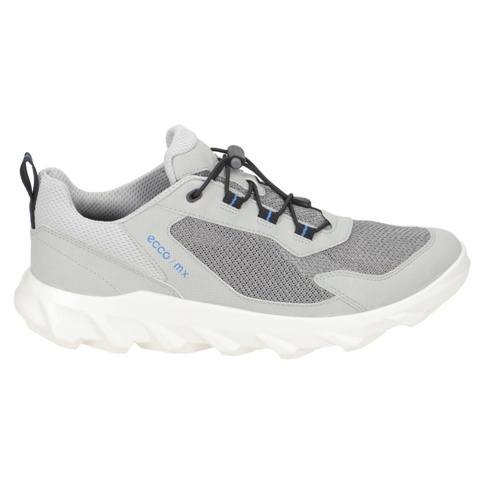 Ecco MX 820264 Textile Synthetic Mens Trainers#color_concrete silver grey wild dove