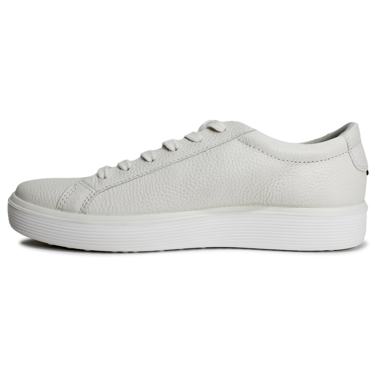 Ecco Soft 60 Leather Mens Shoes#color_white