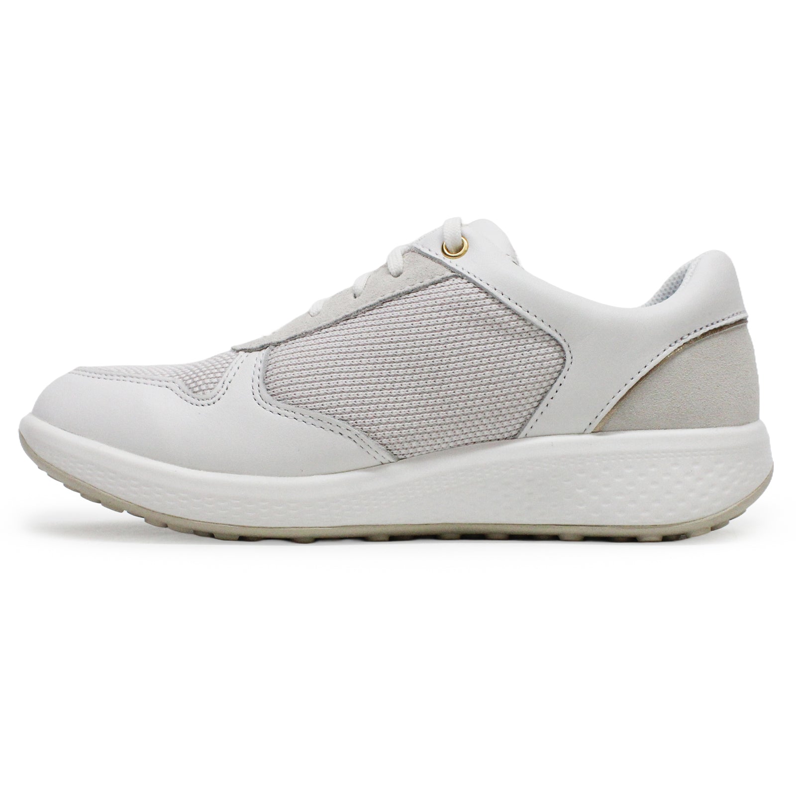 Joya Britt Leather Womens Trainers#color_white