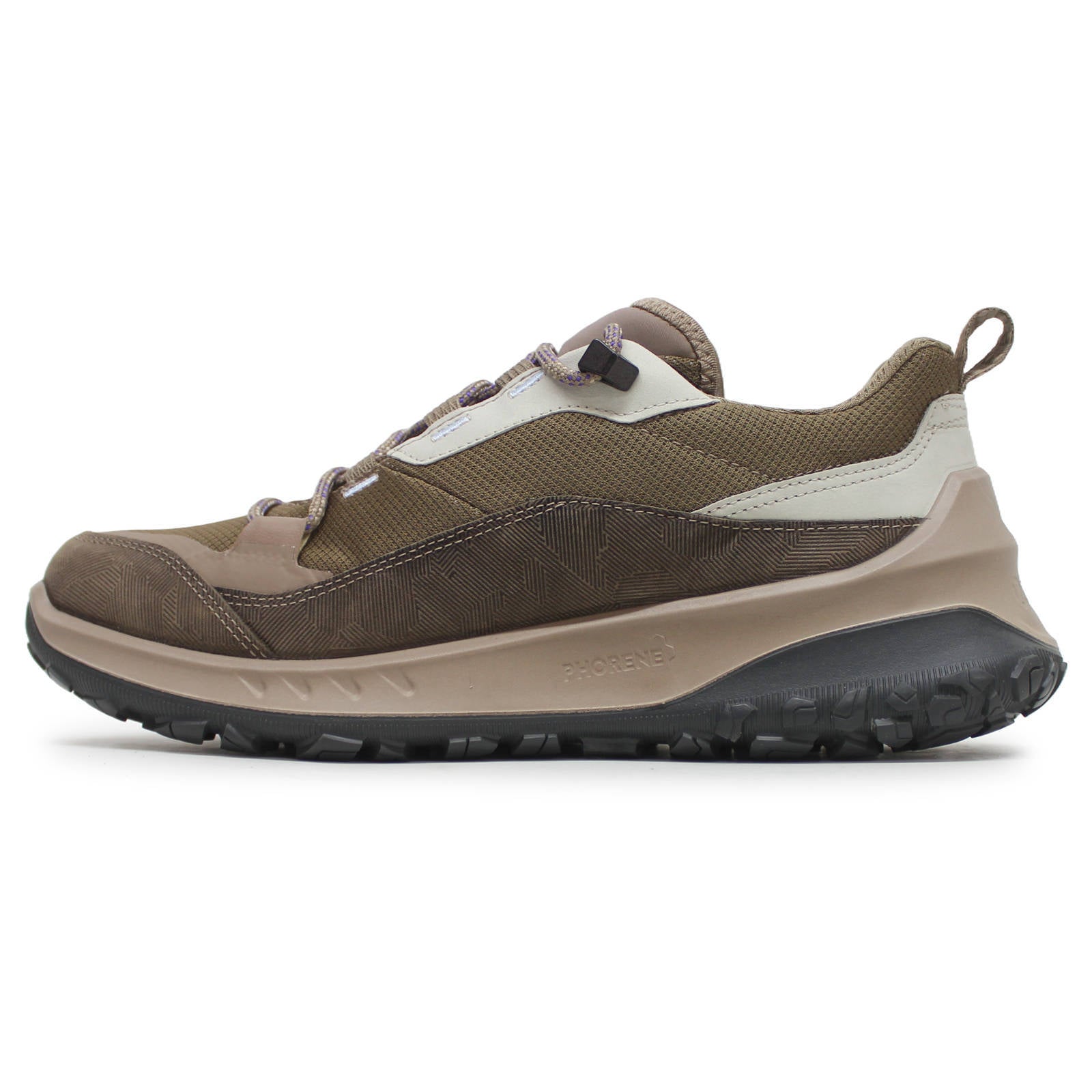 Ecco ULT-TRN Leather Textile Womens Shoes#color_Taupe Taupe