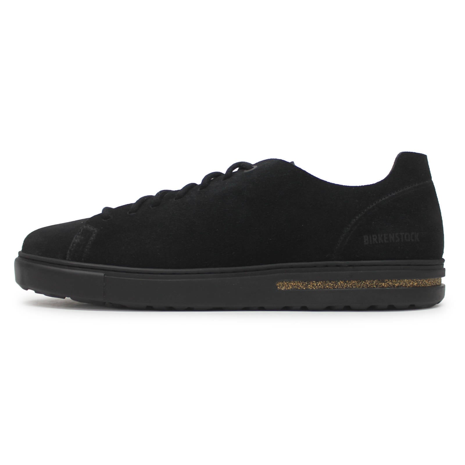 Birkenstock Bend Low Decon Nubuck Leather Unisex Trainers#color_Triples Black