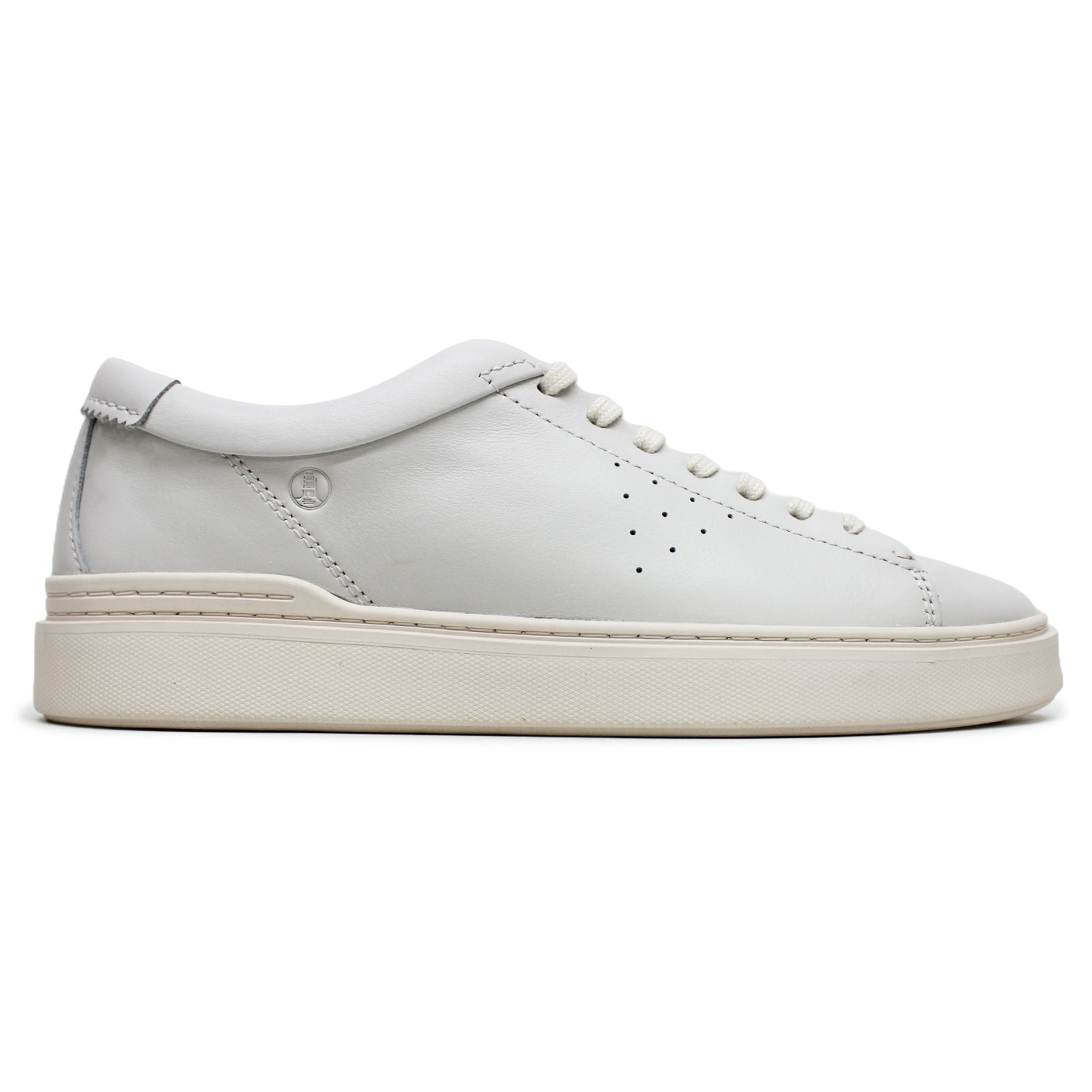 Clarks Craft Swift Leather Mens Trainers#color_white