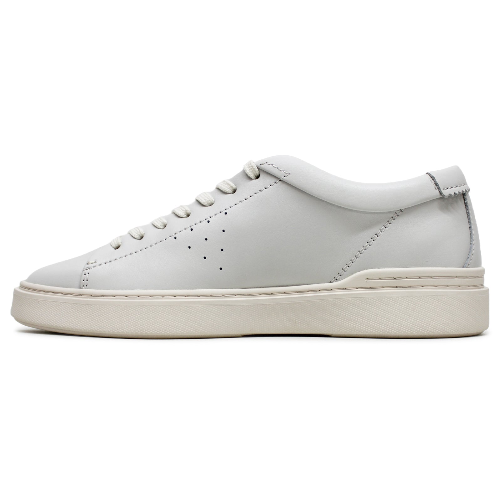 Clarks Craft Swift Leather Mens Trainers#color_white