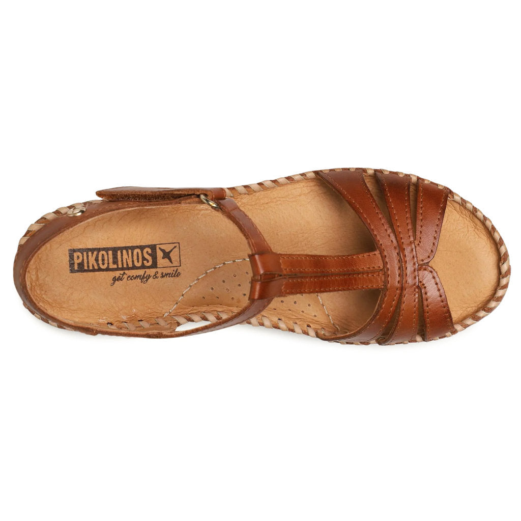 Pikolinos Aguadulce W3Z-1776 Leather Womens Sandals#color_brandy