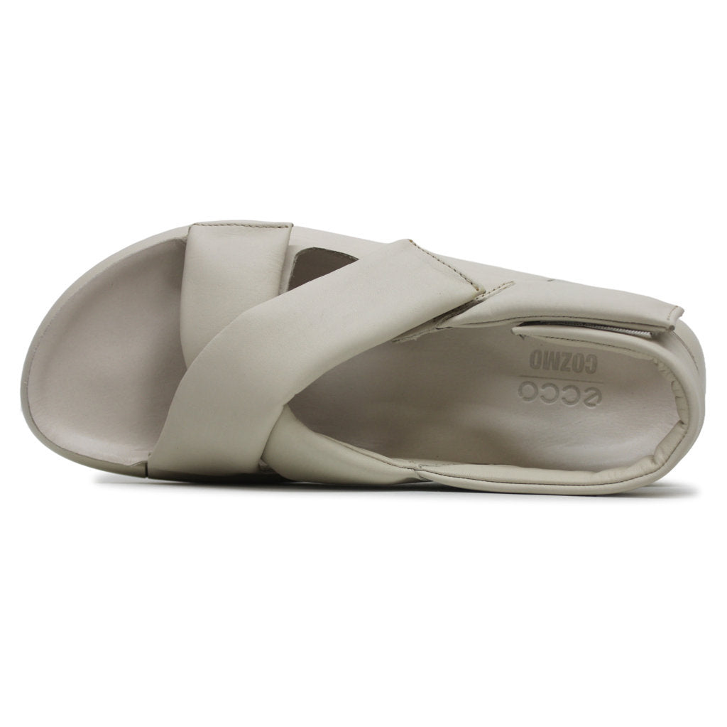 Ecco Cozmo PF 206653 Leather Womens Sandals#color_limestone