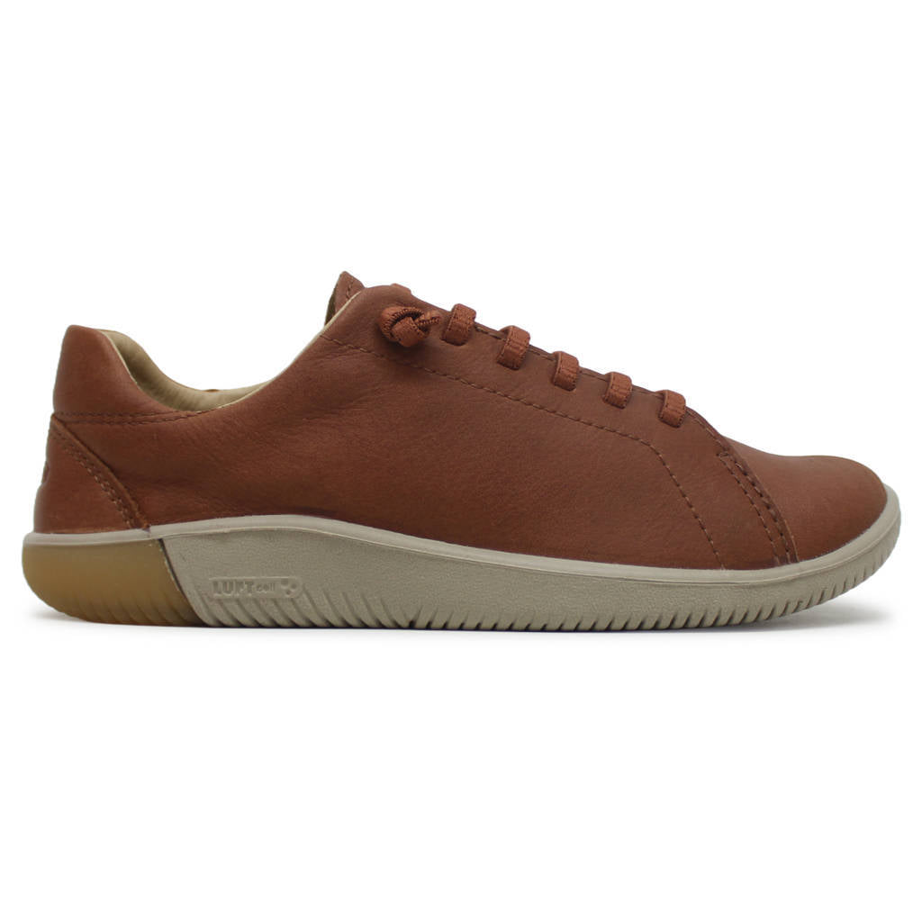 Keen KNX Lace Leather Womens Trainers#color_tortoise shell plaza taupe