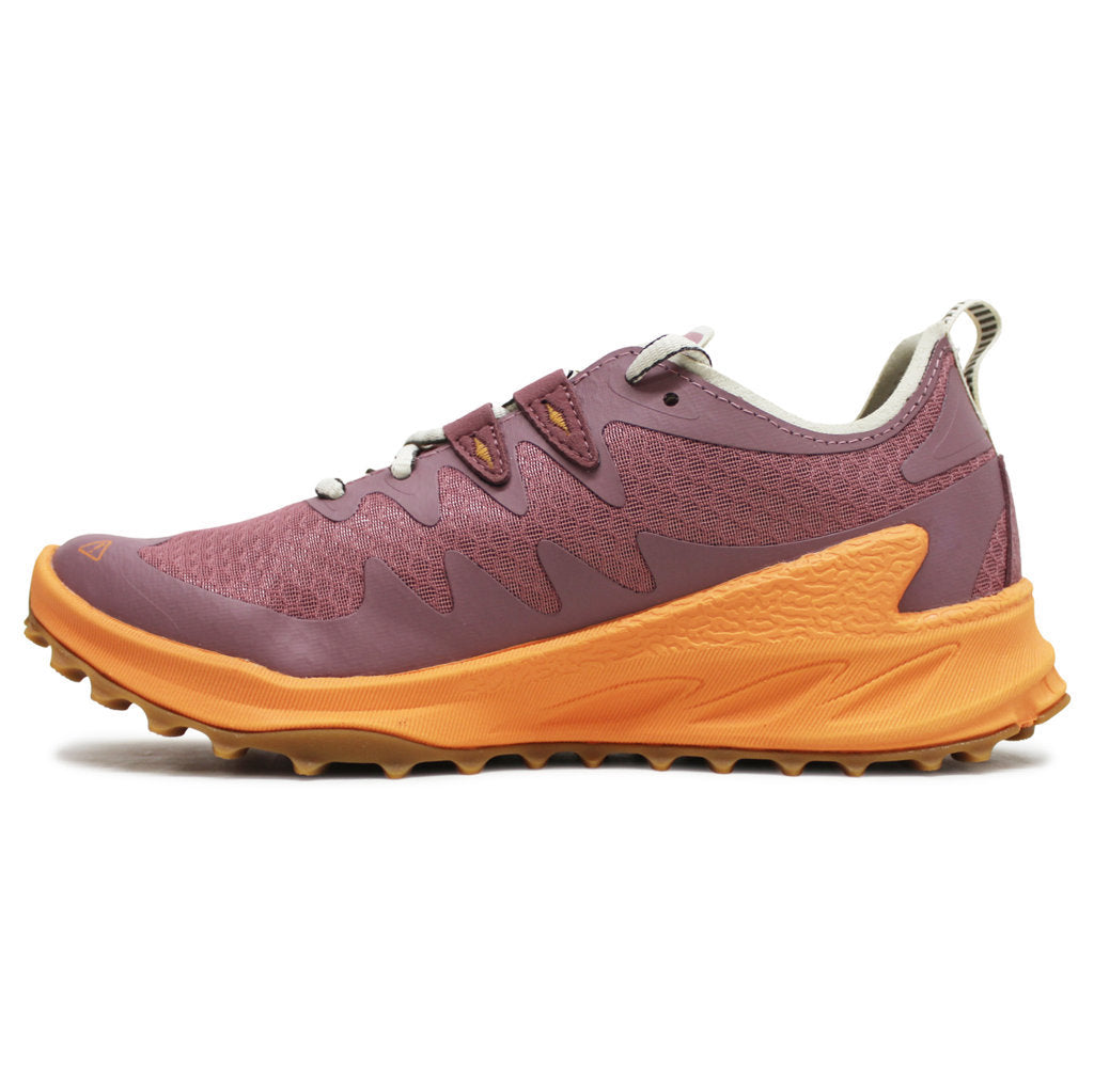 Keen Zionic Speed Textile Synthetic Womens Trainers#color_nostalgia rose tangerine