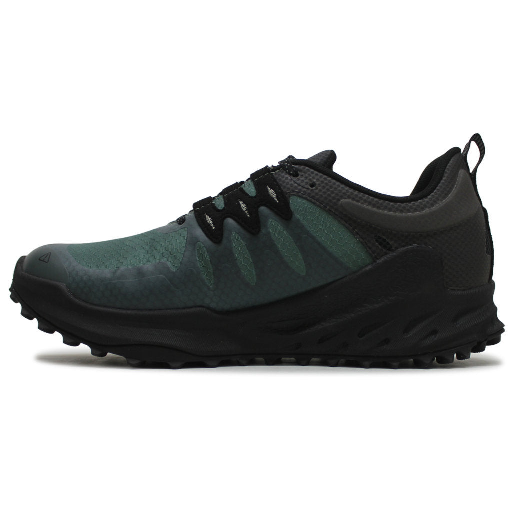 Keen Zionic WP Textile Synthetic Mens Trainers#color_dark forest black