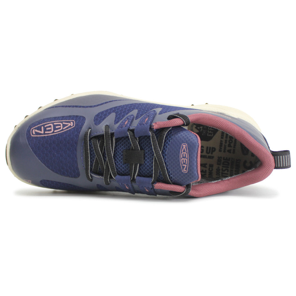 Keen Zionic WP Textile Synthetic Womens Trainers#color_naval academy nostalgia rose