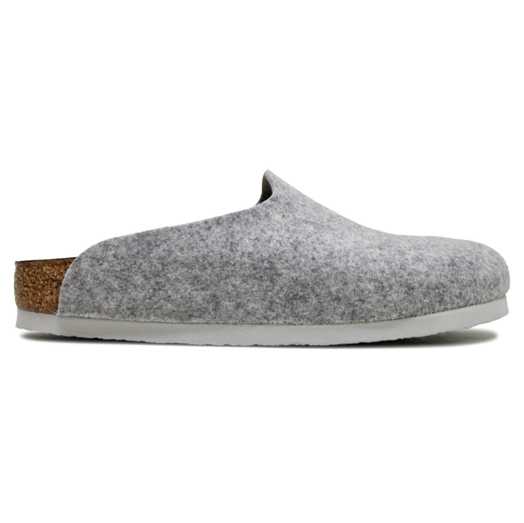 Birkenstock Amsterdam BS Wool Unisex Sandals#color_grey