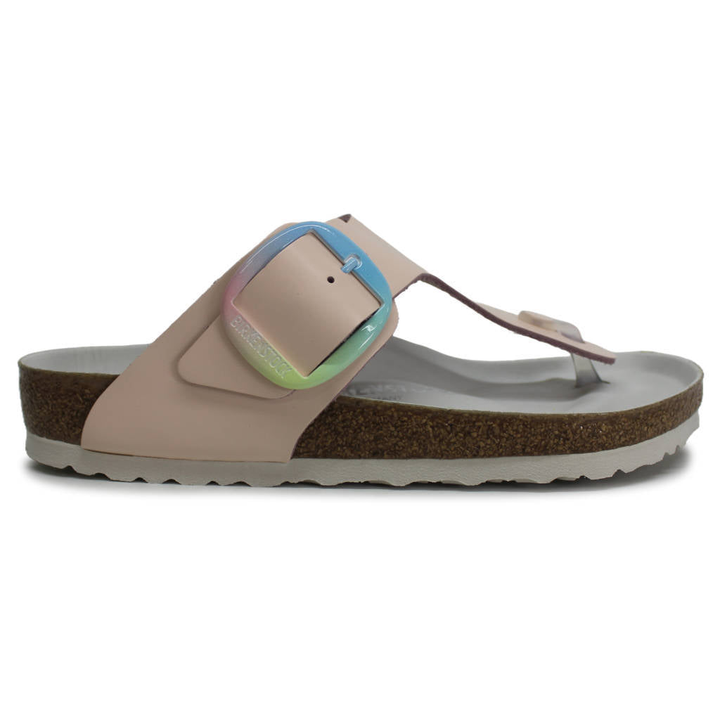 Birkenstock Gizeh Big Buckle Natural Leather Unisex Sandals#color_light rose