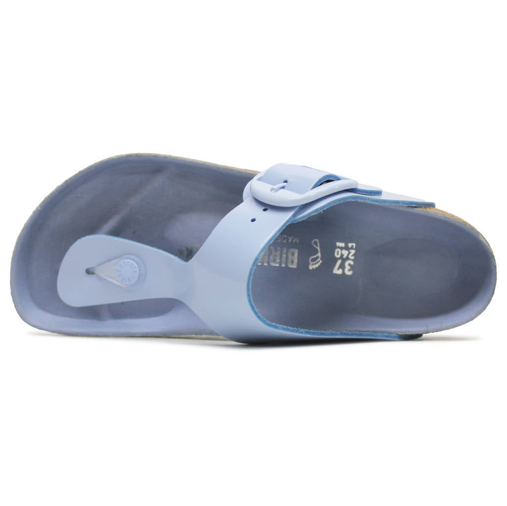 Birkenstock Gizeh Big Buckle Natural Leather Unisex Sandals#color_dusty blue