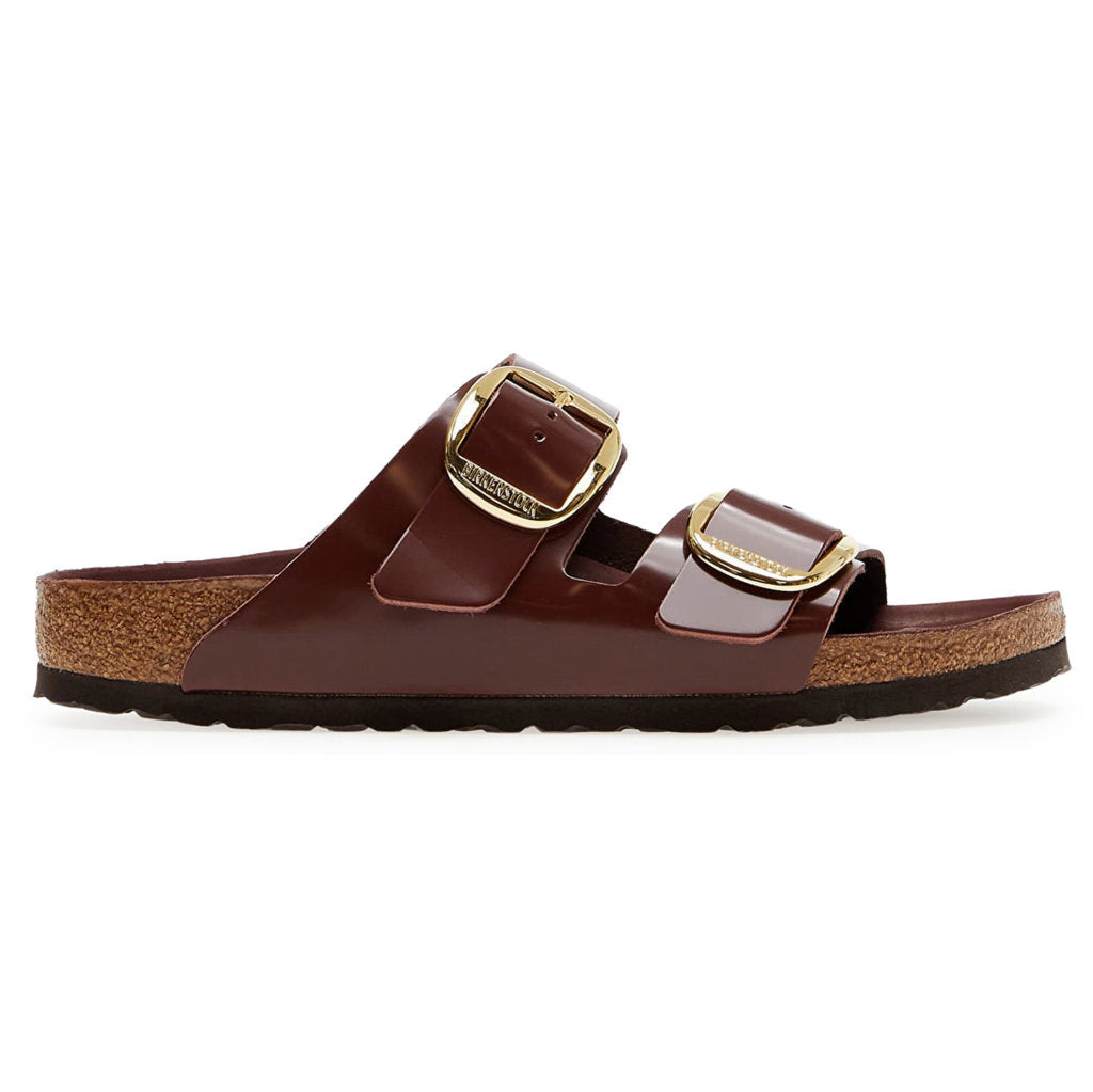 Birkenstock Arizona Big Buckle Leather Unisex Sandals#color_chocolate