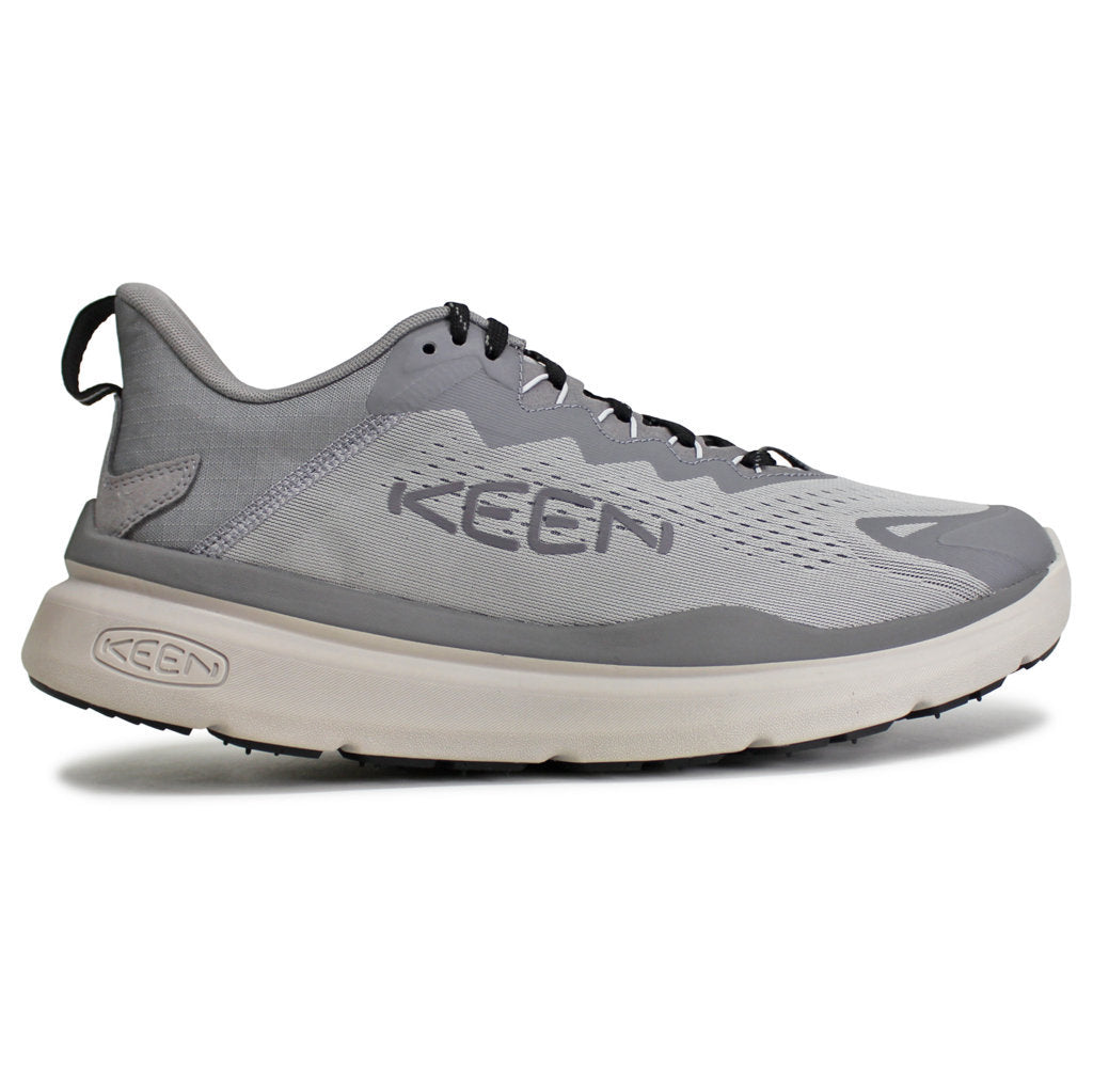 Keen WK450 Textile Synthetic Mens Trainers#color_alloy steel grey