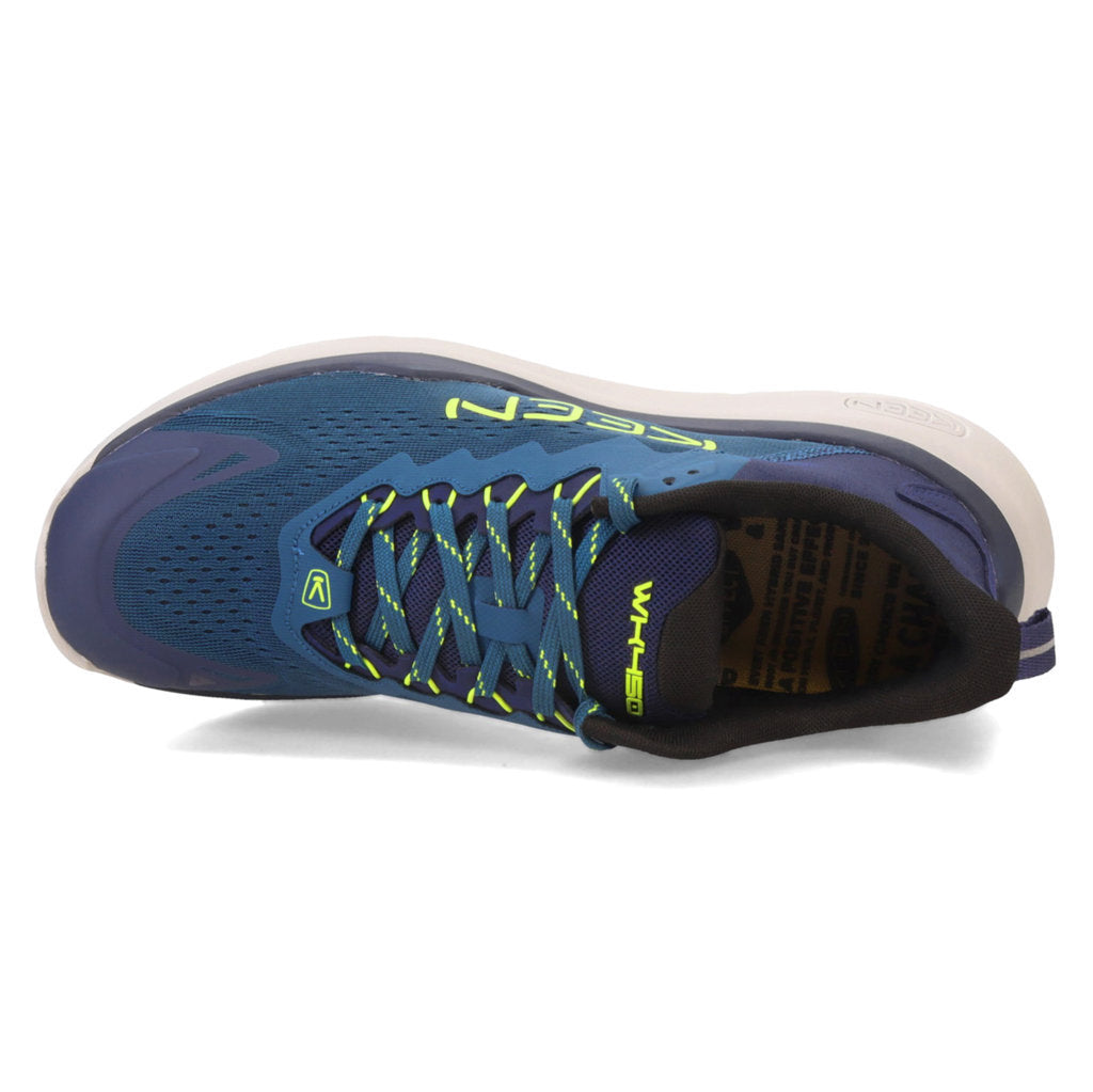 Keen WK450 Textile Synthetic Mens Trainers#color_legion blue evening primrose