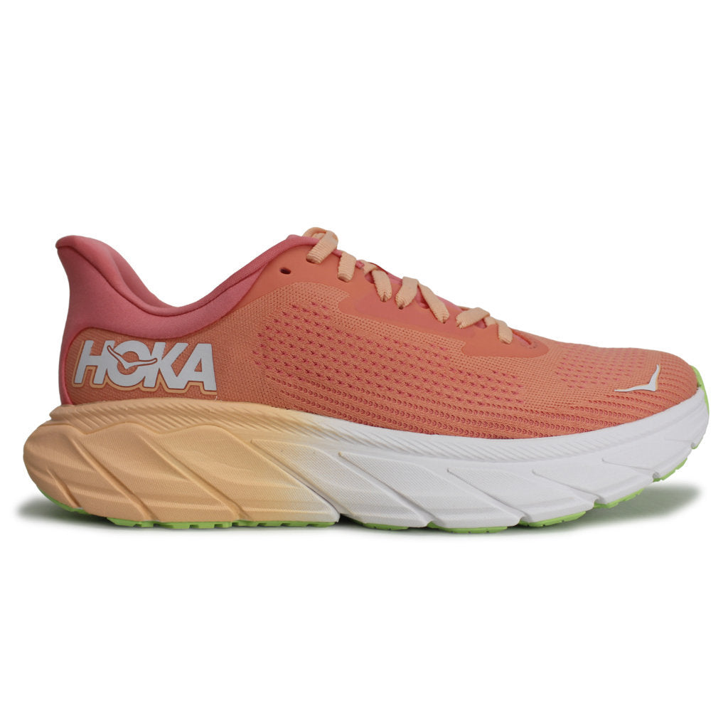 Hoka One One Arahi 7 Textile Womens Trainers#color_papaya coral