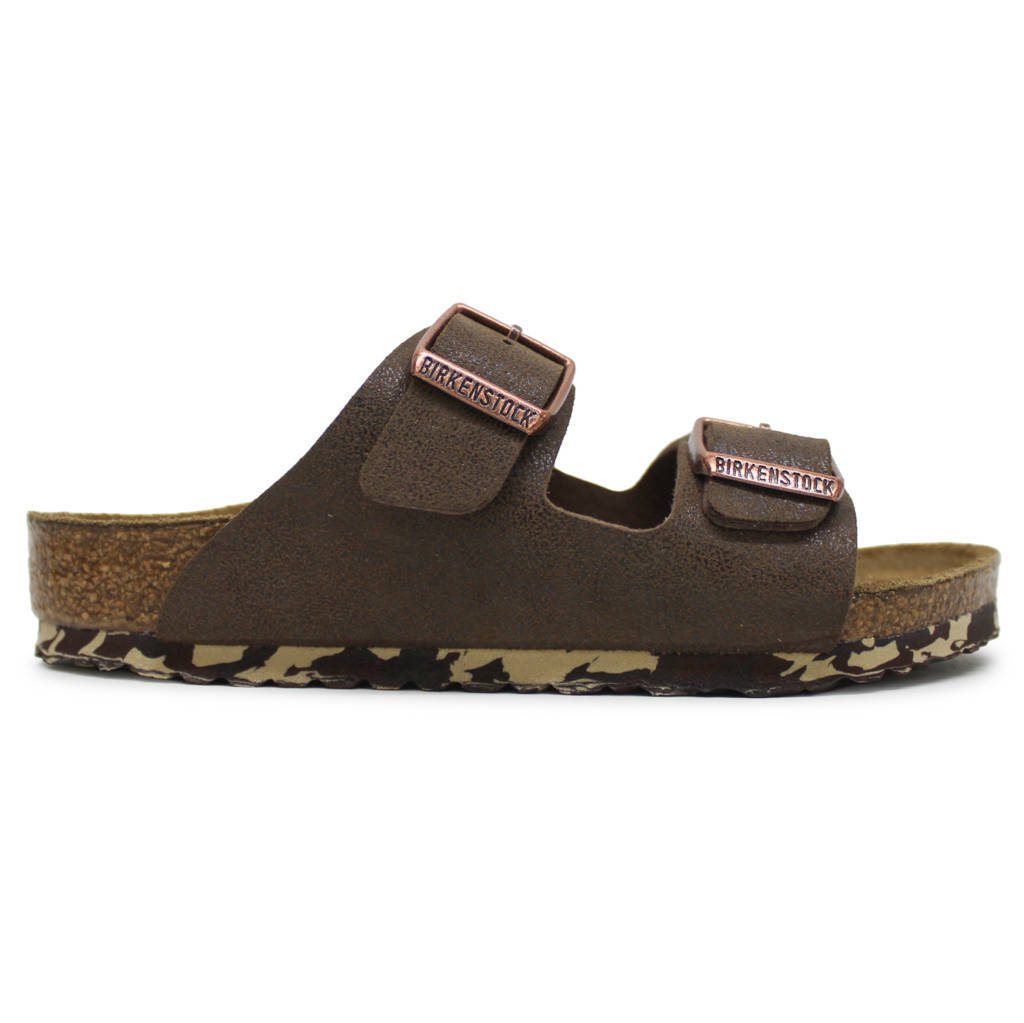 Birkenstock Arizona Kids Synthetic Kids Sandals#color_sandwashed brown