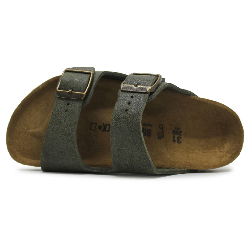 Birkenstock Arizona Kids Synthetic Kids Sandals#color_sandwashed green