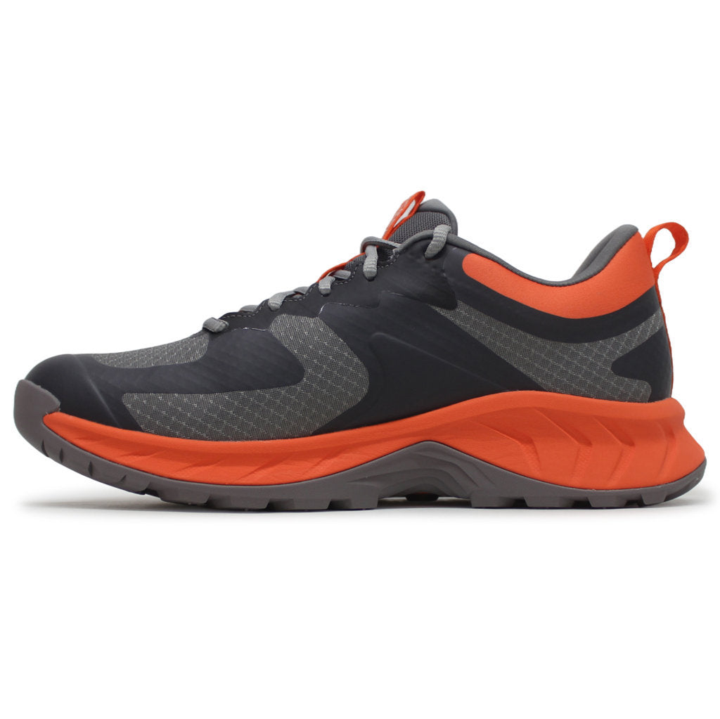 Keen Versacore WP Textile Synthetic Mens Trainers#color_steel grey scarlet ibis