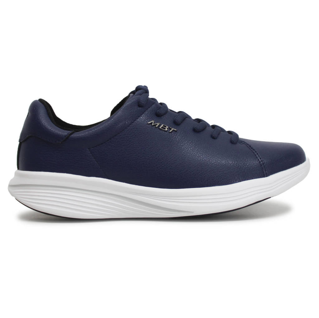 MBT Kuni Synthetic Leather Womens Trainers#color_navy