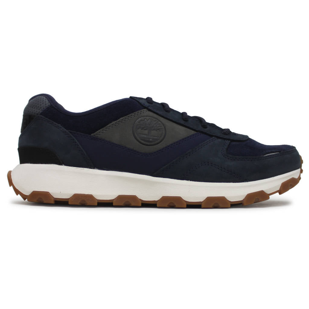 Timberland Winsor Park Oxford Nubuck Leather Mens Trainers#color_navy