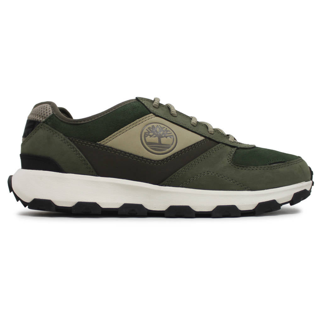 Timberland Winsor Park Oxford Nubuck Leather Mens Trainers#color_green