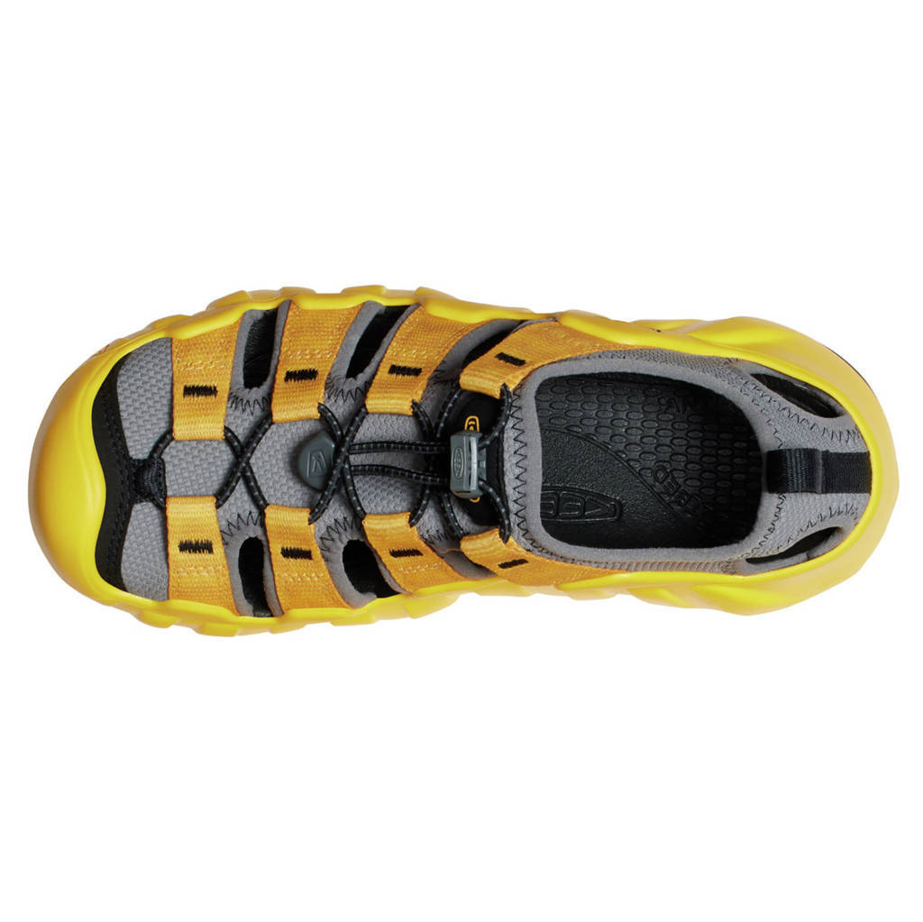 Keen Hyperport H2 Synthetic Textile Womens Sandals#color_yellow black