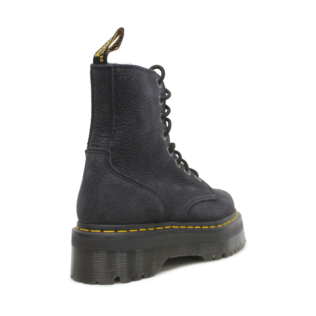 Dr. Martens Jadon III Tumbled Nubuck Unisex Boots#color_charcoal grey