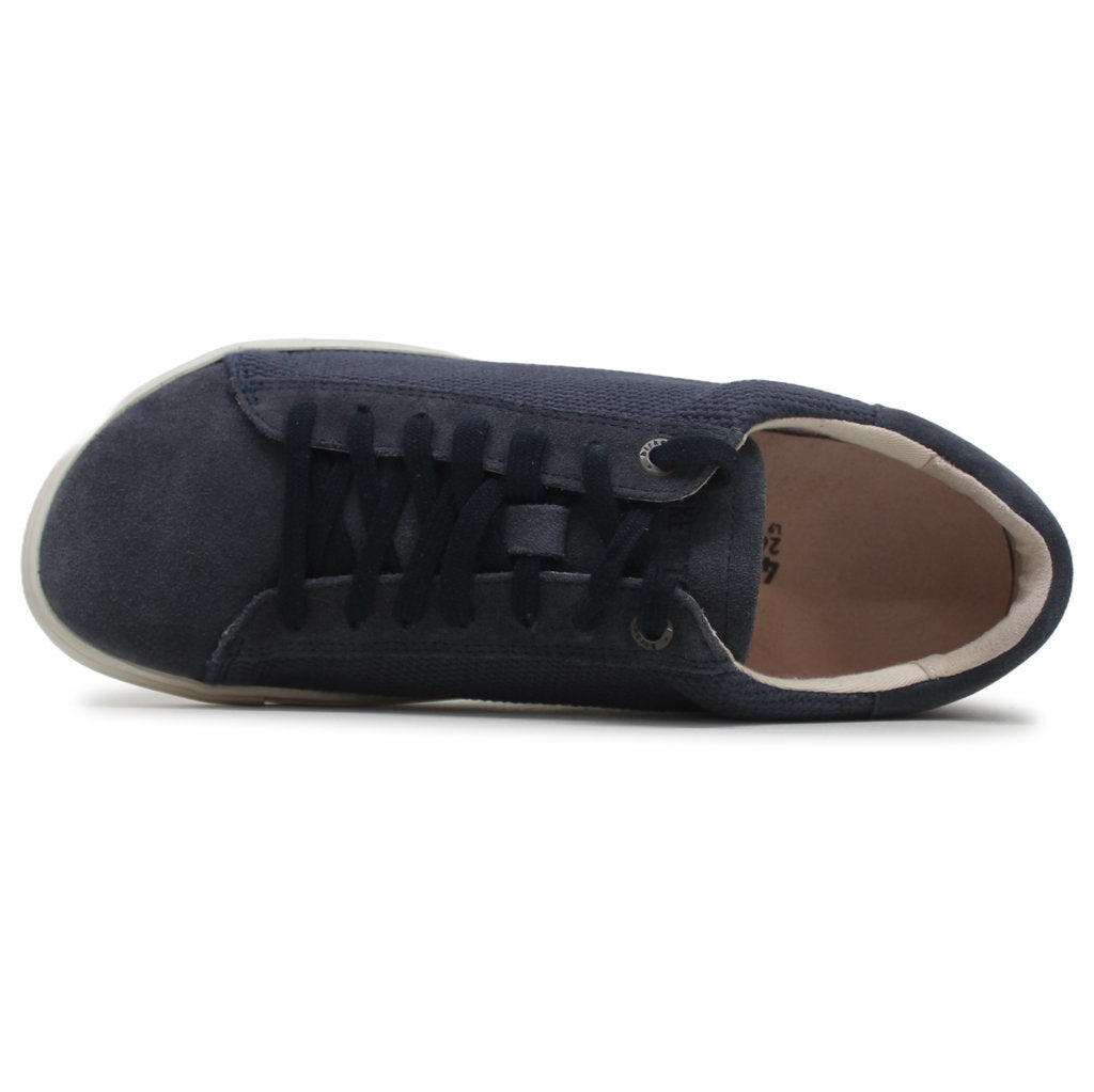 Birkenstock Bend Low Suede Textile Unisex Trainers#color_midnight