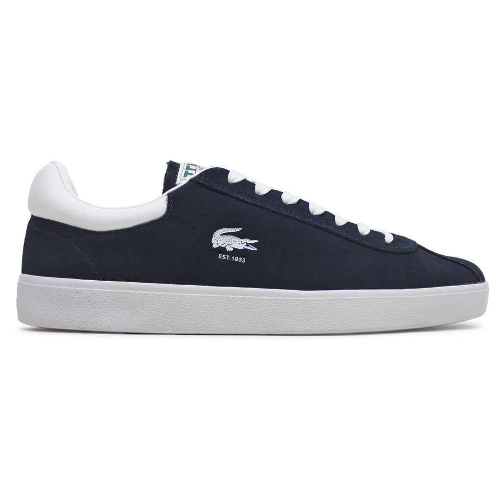 Lacoste Baseshot Suede Mens Trainers#color_navy white