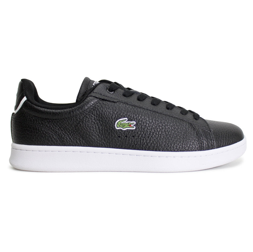 Lacoste Carnaby Pro Leather Synthetic Womens Trainers#color_black white