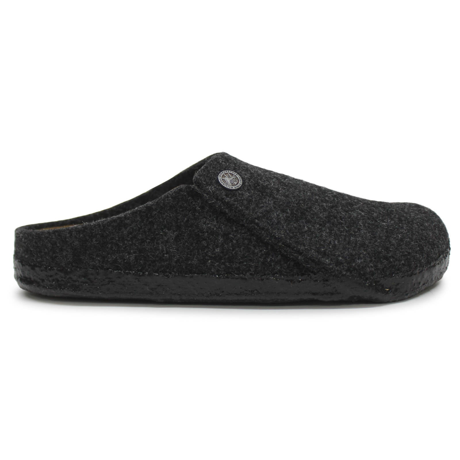 Birkenstock Zermatt Rivet Wool Felt Unisex Sandals#color_Anthracite