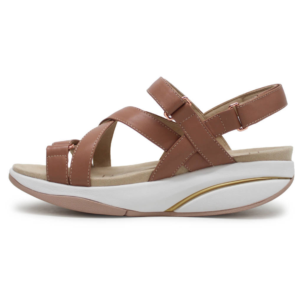 MBT Kiburi Leather Womens Sandals#color_cork