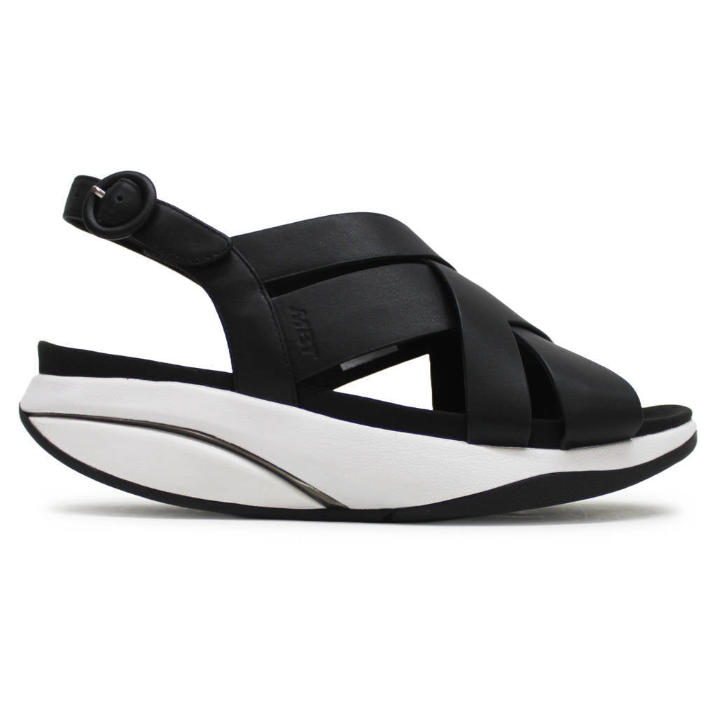 MBT Mugi Nappa Leather Womens Sandals#color_black